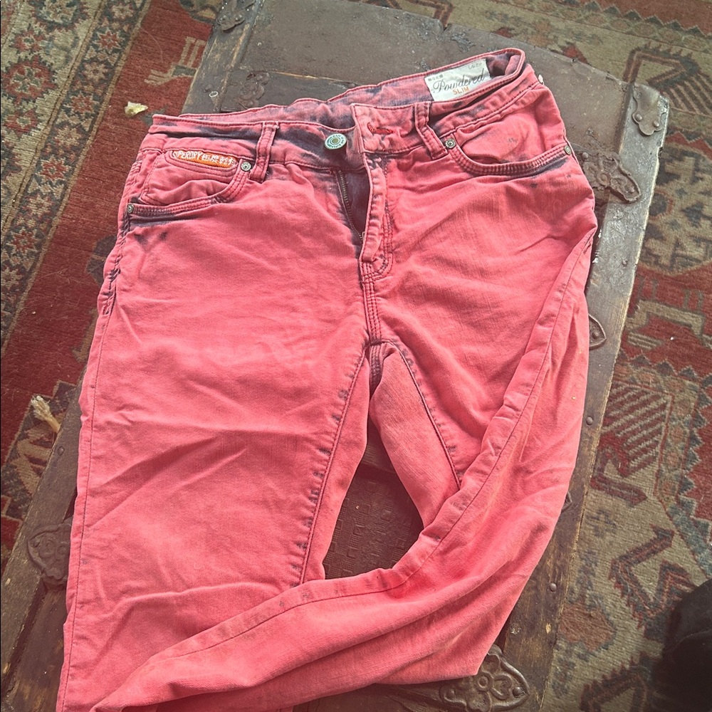 True Religion Vibrant Red Jeans